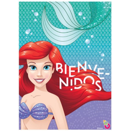 Afiche Sirenita Ariel Bienvenidos 2u